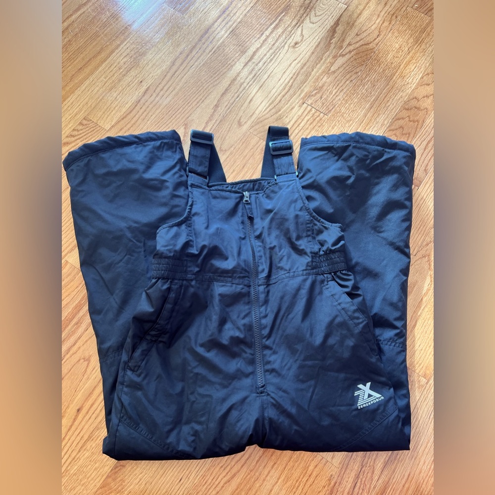 Black bib zeroxposur snow pants s-8